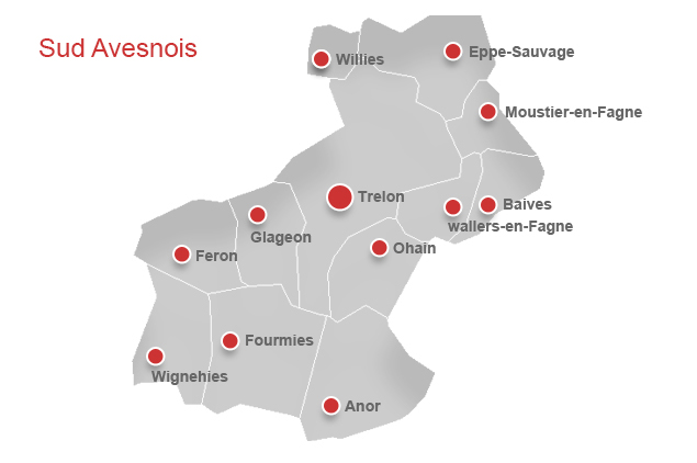 Les 12 communes