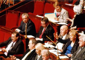 Dans l'hmicycle de l'Assemble Nationale