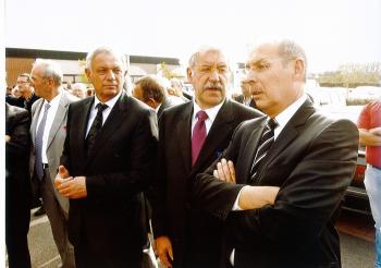 Lors de l'inauguration de la rue du Courtil et de l'amnagement de l'cole le 10 septembre 2010