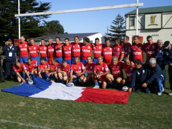 Lors de la Coupe du Monde de Rugby des Parlementaires, le 4 septembre 2011