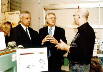 Le 25 novembre 2010 avec Bernard DEROSIER, Prsident du Conseil Gnral du Nord